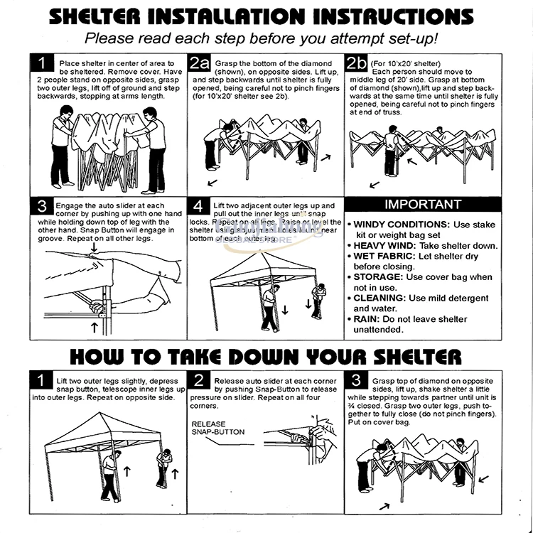 Hergestellt in China, hochwertiges 4 x 4 m großes Pop-up-Messe-Zelt, Pavillon-Überdachungszelt