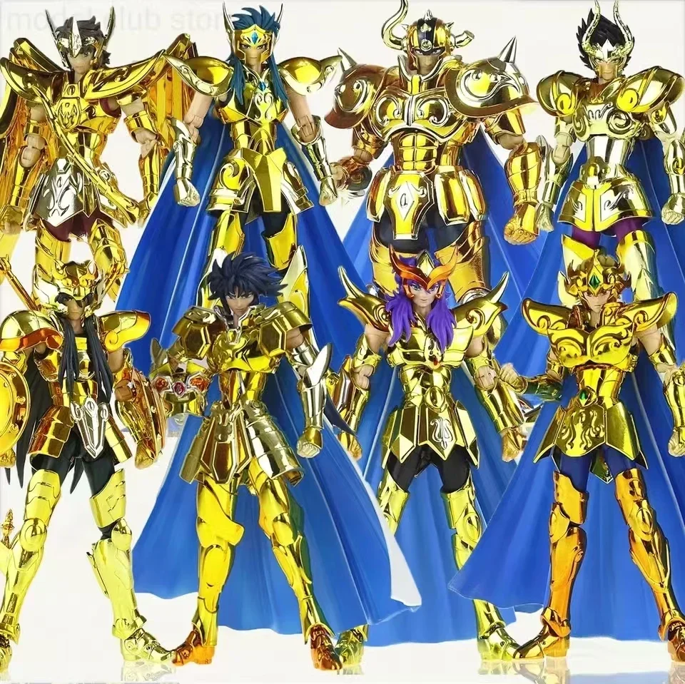 

In Stock CS Saint Seiya Myth Cloth EX Capricorn Shura/Leo Aiolia/Aries MU/Libra Dohko/Virgo Gold Knights Zodiac Action Figure