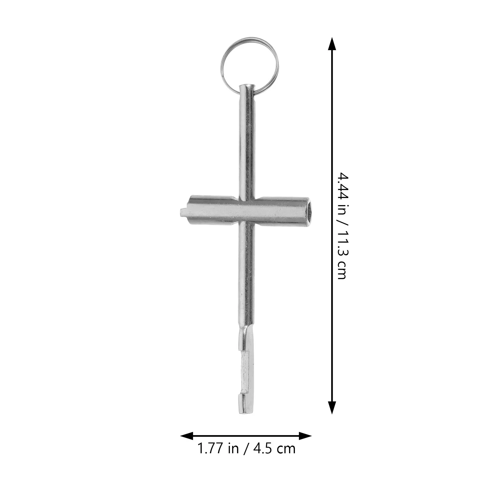 Radiator Valve Key Set Zinc Alloy Air Bleed Tool for Water Meter Gas Cabinet Electrical Equipment Access