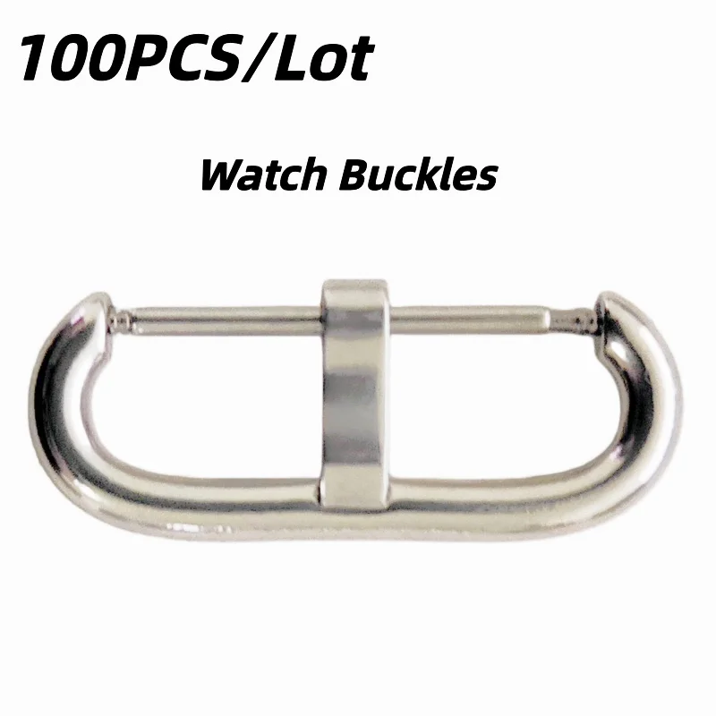 

Wholesale 100PCS Stainless Steel Watch Buckles 18MM 20MM 22MM Watch Straps Bands Compatible with Various Watch Faces