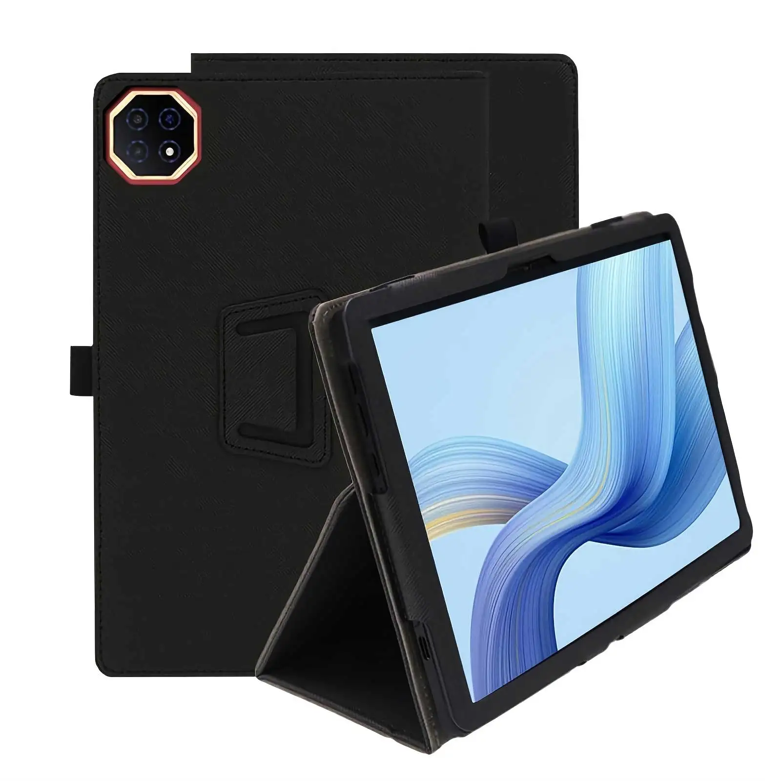 Case for Teclast T60 AI 12inch,Tablet Case, Folding Stand Protective Cover with Pencil Holder and Wrist Strap