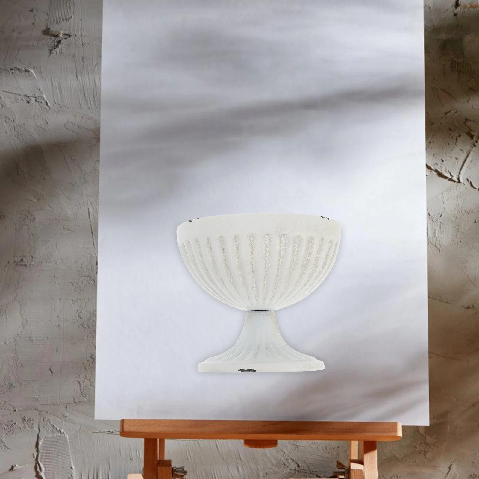 

Flower Salon Farmhouse Vases Elegant Decor Decorative Half Planter Artistic Prop