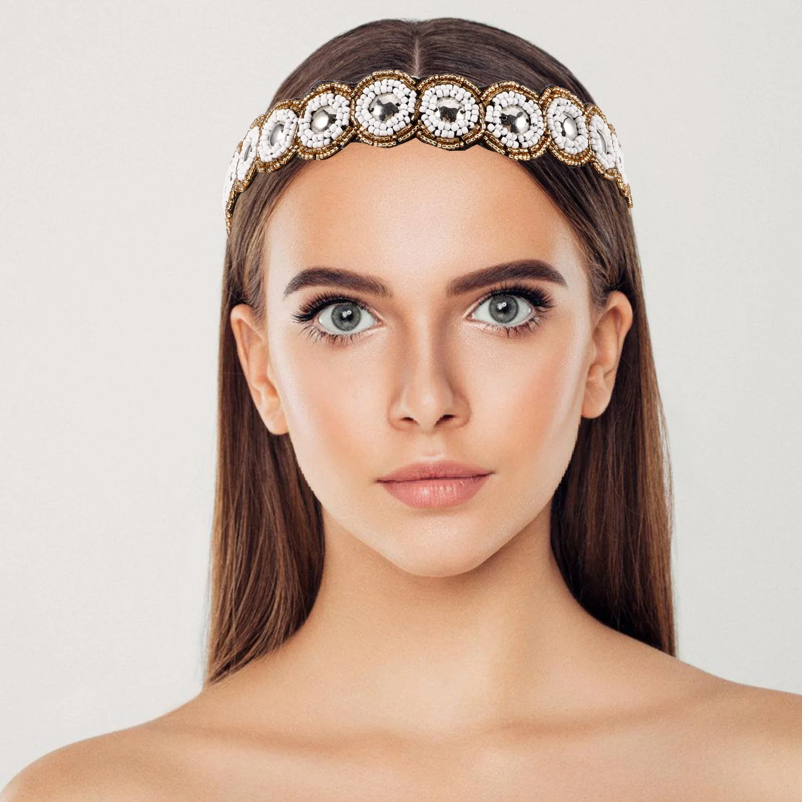

6Pcs High Quality Pearl Headbands For Women And Girls Durable Use Diy Hairstyle Decoration Mixed Style One Style Each