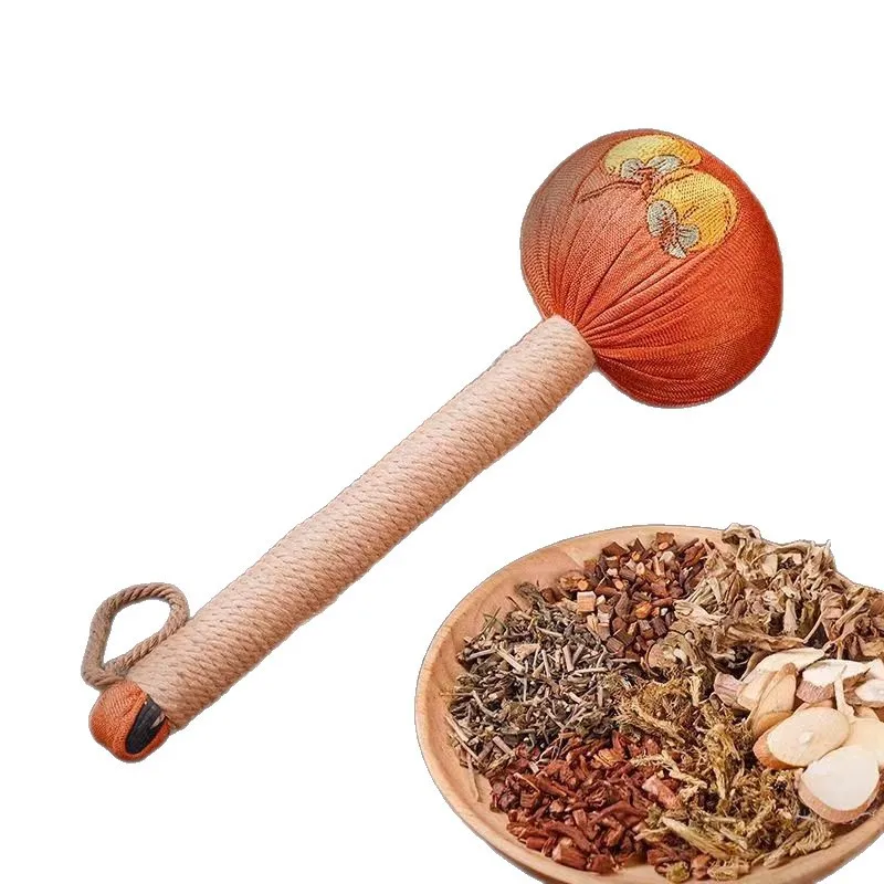 Marteau de massage portatif à l'armoise pour les méridiens, masseur à percussion, bâton de moxibustion, kit de matériel DIY