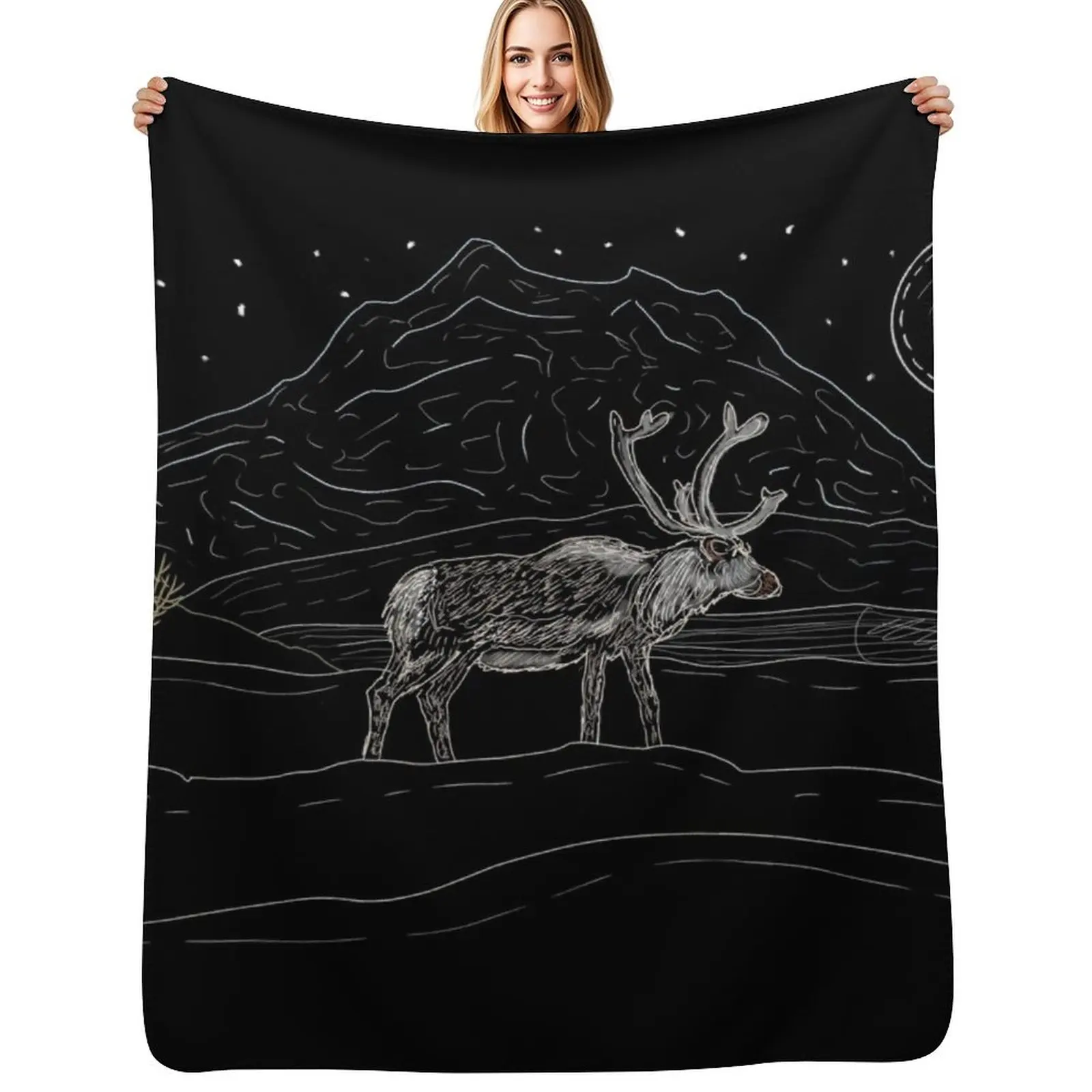 Wild Lands Throw Blanket Soft Plush Blanket as Housewarming Gift
