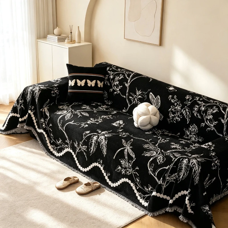 Four Season Universal Sofa Towel Soft Sofa Cushion Washable Sofa Cover Furniture Protective Cover Living Room Decoration