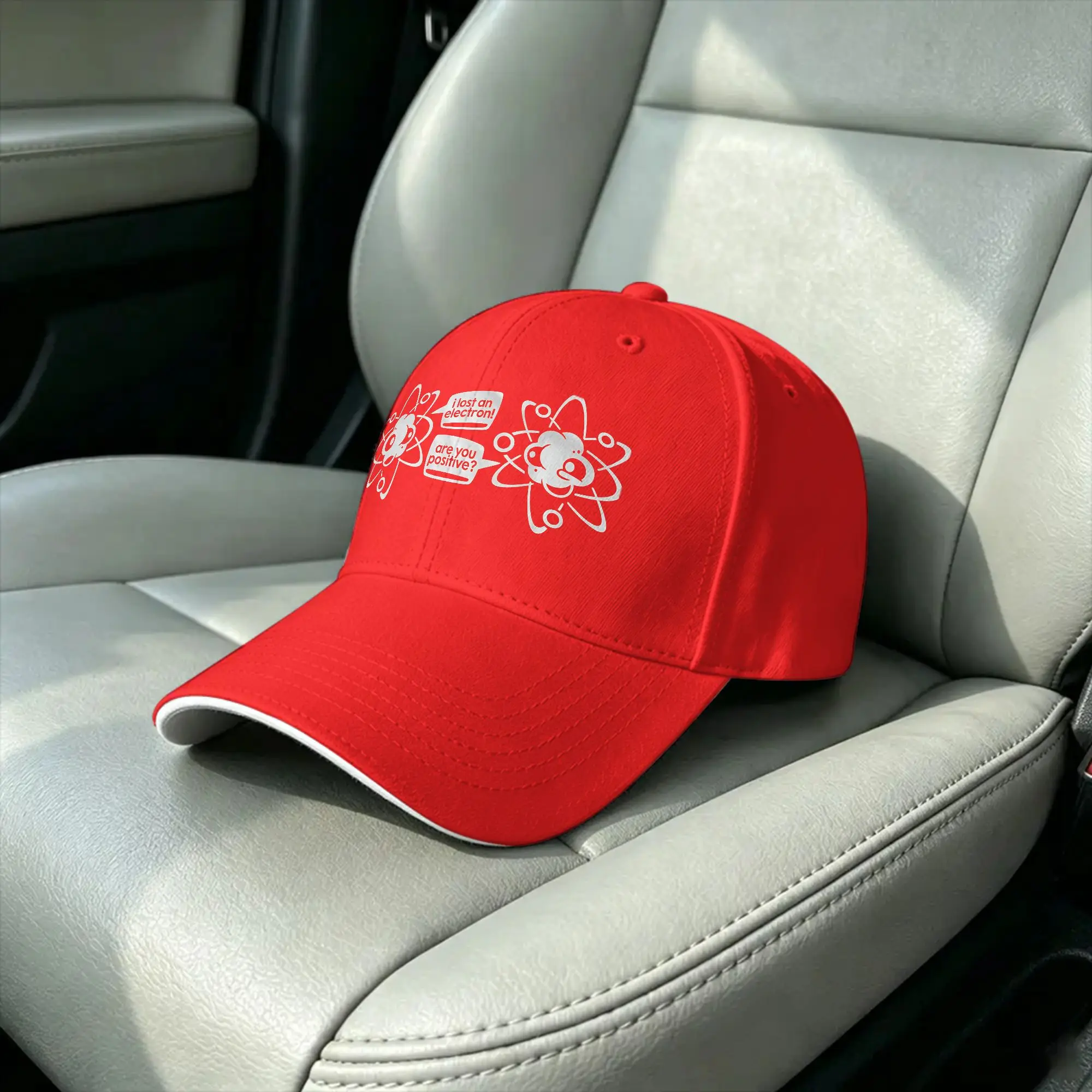 I Lost An Electron. Are You Positive Chemistry Joke Baseball Cap Science Graphic Physics Lovers Snapback Cap Birthday Gift