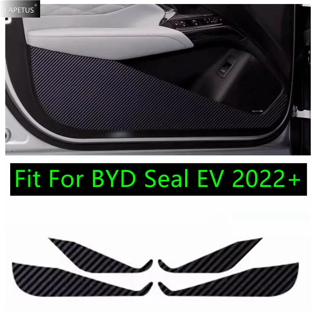 

Подходит для BYD Seal EV 2022-2024, Противоударная накладка на дверь автомобиля, защитная пленка на края, наклейка из углеродного волокна, модифицированные аксессуары для интерьера