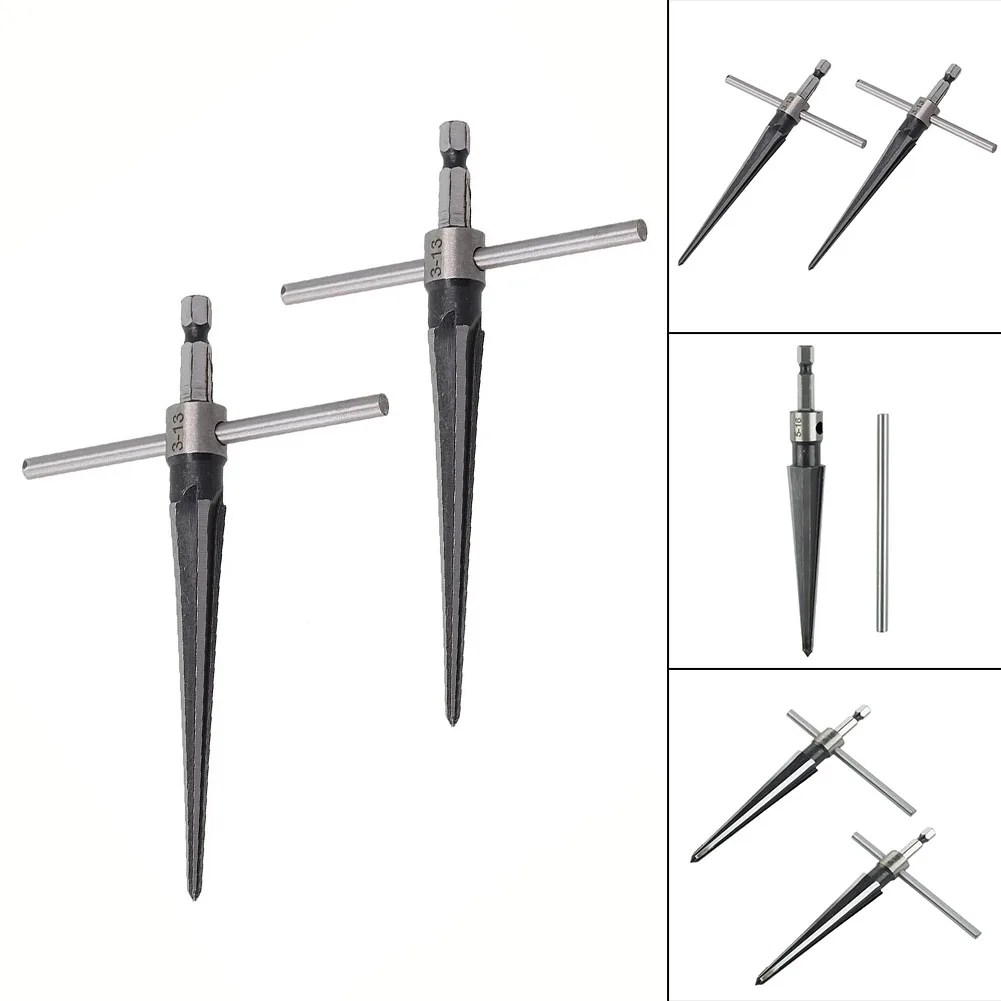 

Высококачественная ручная развертка, дрель, инструмент, коническая сковорода, компактная резка, изысканный шестигранный хвостовик, легкая Т-образная ручка