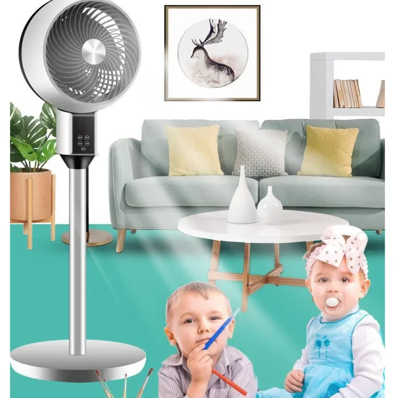 مروحة كهربائية منزلية توربو صامت الحراري مروحة دوارة الطابق مروحة محمولة مروحة محمولة مروحة أرضية بالريموت كنترول مع جهاز التحكم عن بعد مروحة الهواء