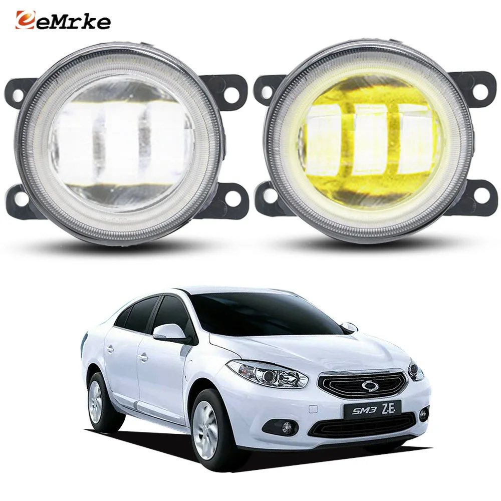 

Светодиодные линзы противотуманных фар для Samsung SM3 2014 2015 2016 2017 2018 2019 Angel Eyes DRL Автомобильные противотуманные фары дневного света кольца