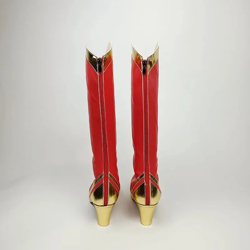 

2025 11 New Game Anime LOL Scorn of the Moon Diana Cosplay Women Shoes Boots Props Halloween Party Accessories Customization Che