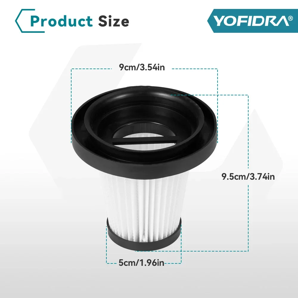 Yofidra Electric Cordless Vacuum Cleaner Accessory Vacuum Filter Element