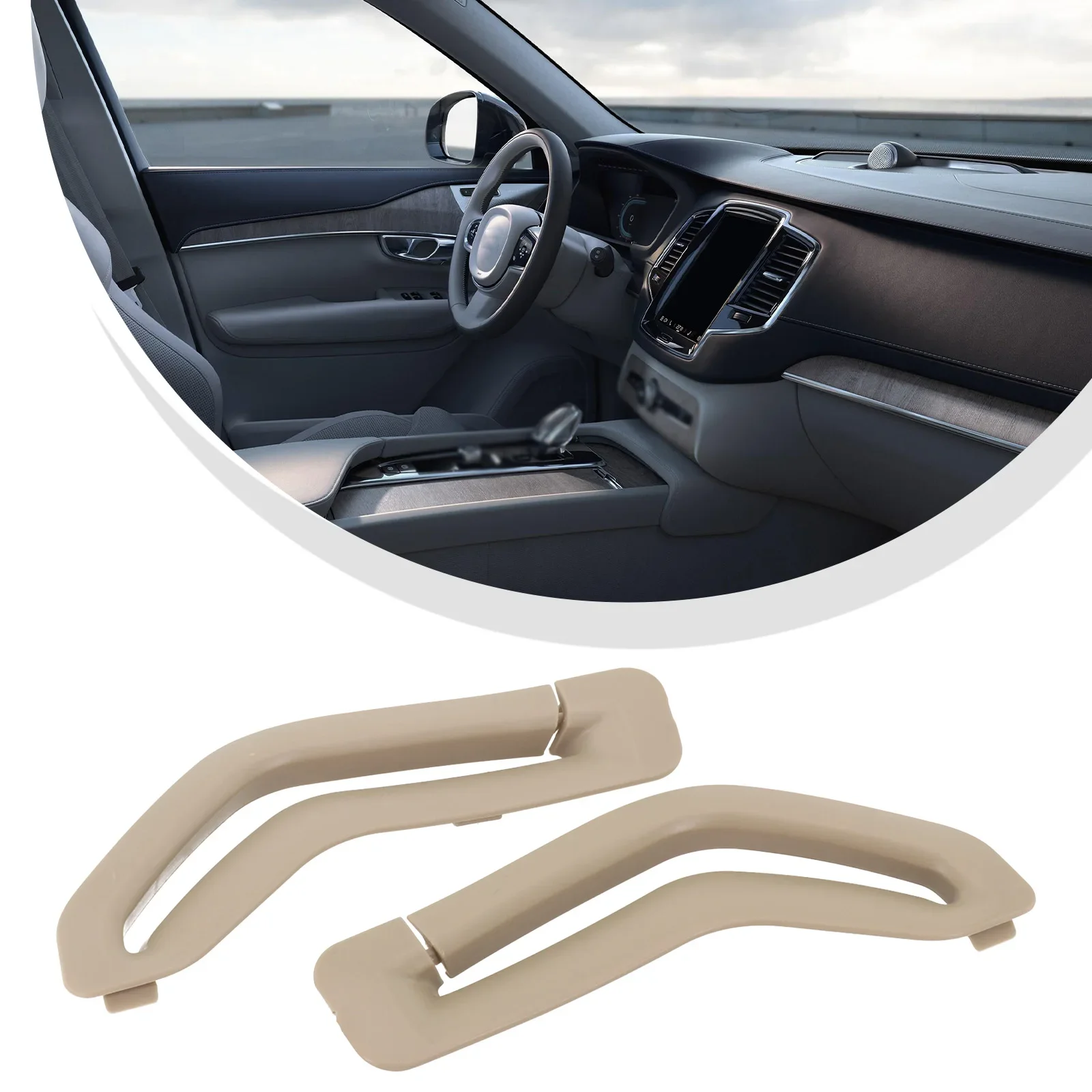

Car Interior Front Seat Belt Trim Front Seat Belt Guide Easy Installation High Universality OEM Number 39885875