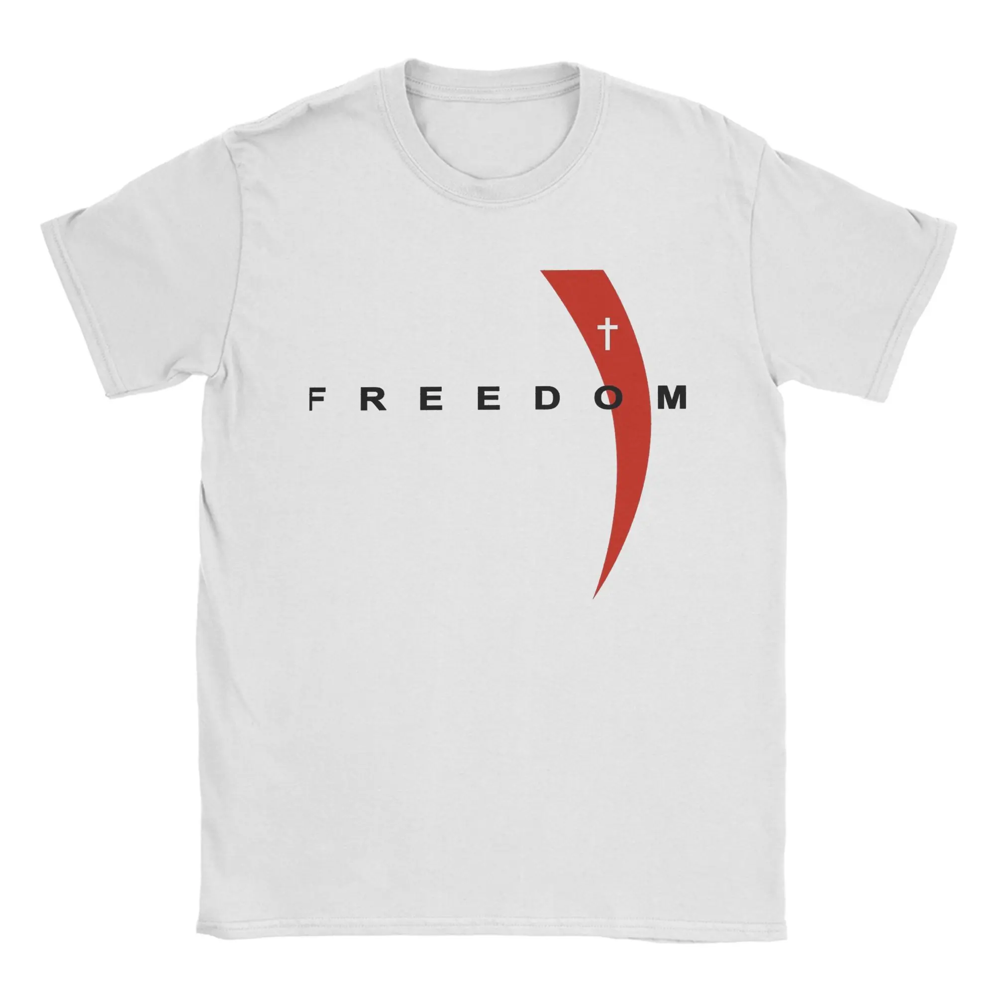 

Charlie Kirk Freedom футболка мужская женская из чистого хлопка креативные футболки с круглым вырезом футболка с короткими рукавами одежда 4XL 5XL 6XL