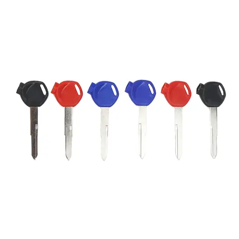 혼다 스쿠터용 오토바이 교체용 미가공 키, 자석 도난 방지 잠금 키, 줌머 디오 56 Z4 Z125 SCR100 WH110 블랭크 키