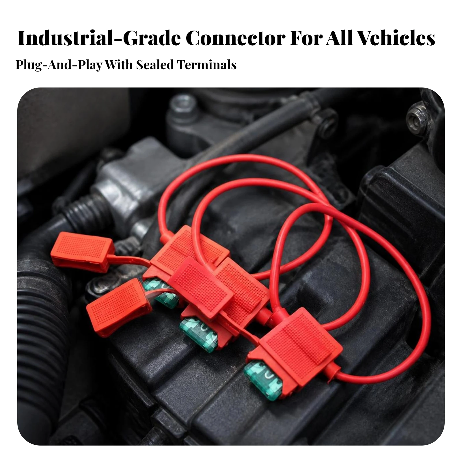 5 Pieces Blade Fuse Holder with Cover Easy to Install Inline Fuse Holder with Cover Hardware Long-Lasting High Quality