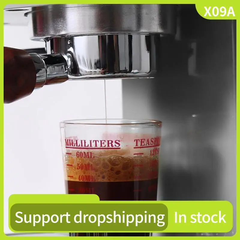 

X09A 6PCS 51Mm Stainless Steel Coffee Machines Pressurized Filter Basket Powder Basket Coffee Bottomless Portafilter Filter