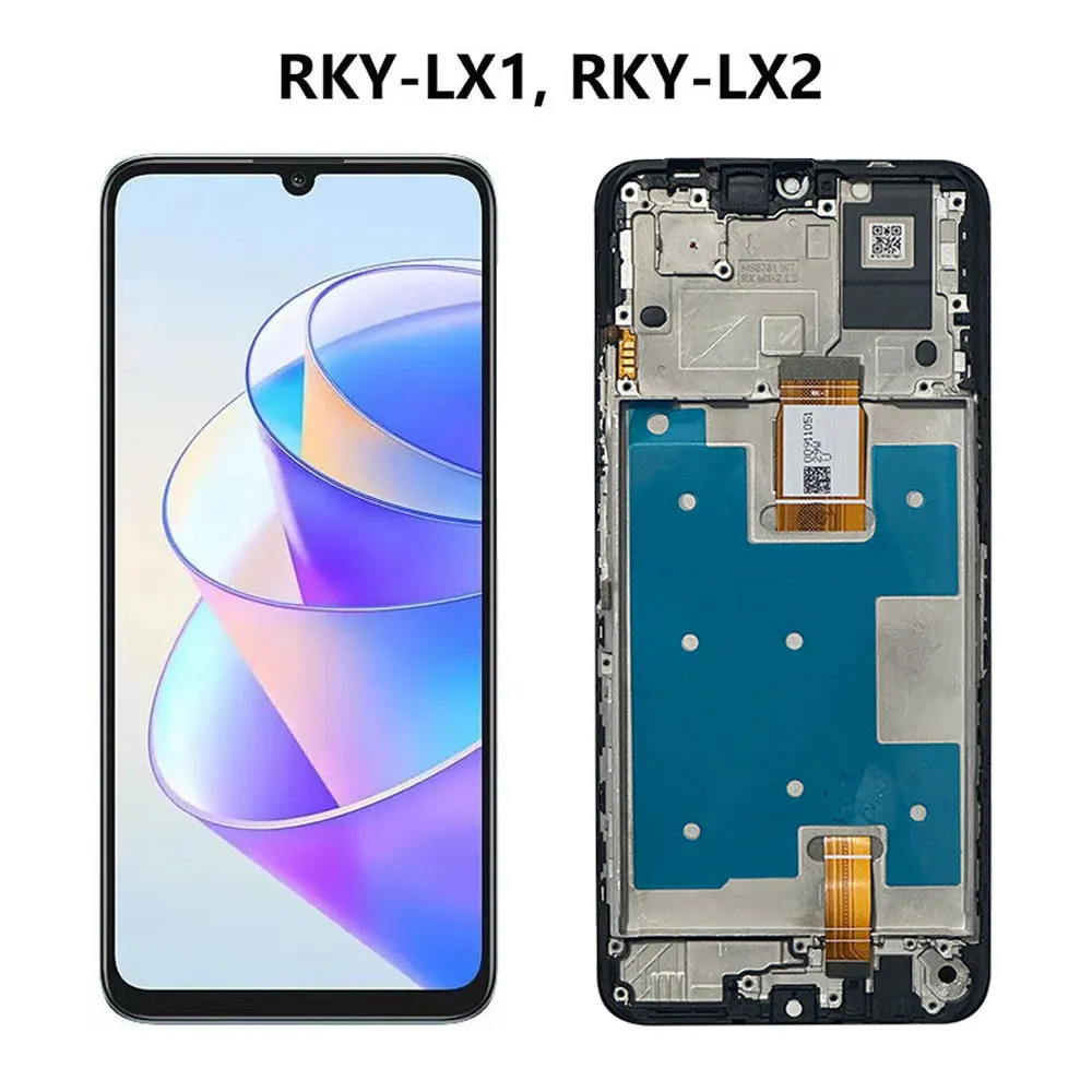6.75“ IPS For Honor X7a LCD Display Screen Touch Panel Digitizer Replacement Parts For Honor X7a LCD RKY-LX1, RKY-LX2