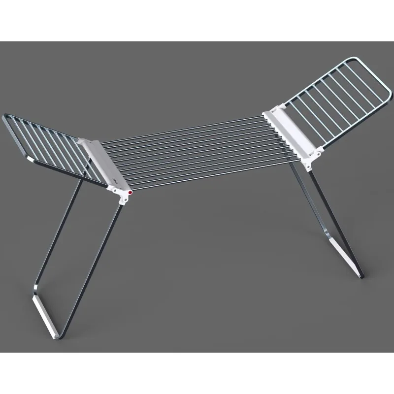 

Electric heating folding drying rack dryer with wings