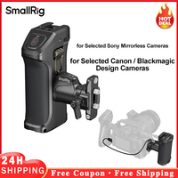 SmallRig Rotating Side Handle with Trigger REC Built-in Shutter Control for Sony Mirrorless Cameras Canon/ Blackmagic, 3893/5235