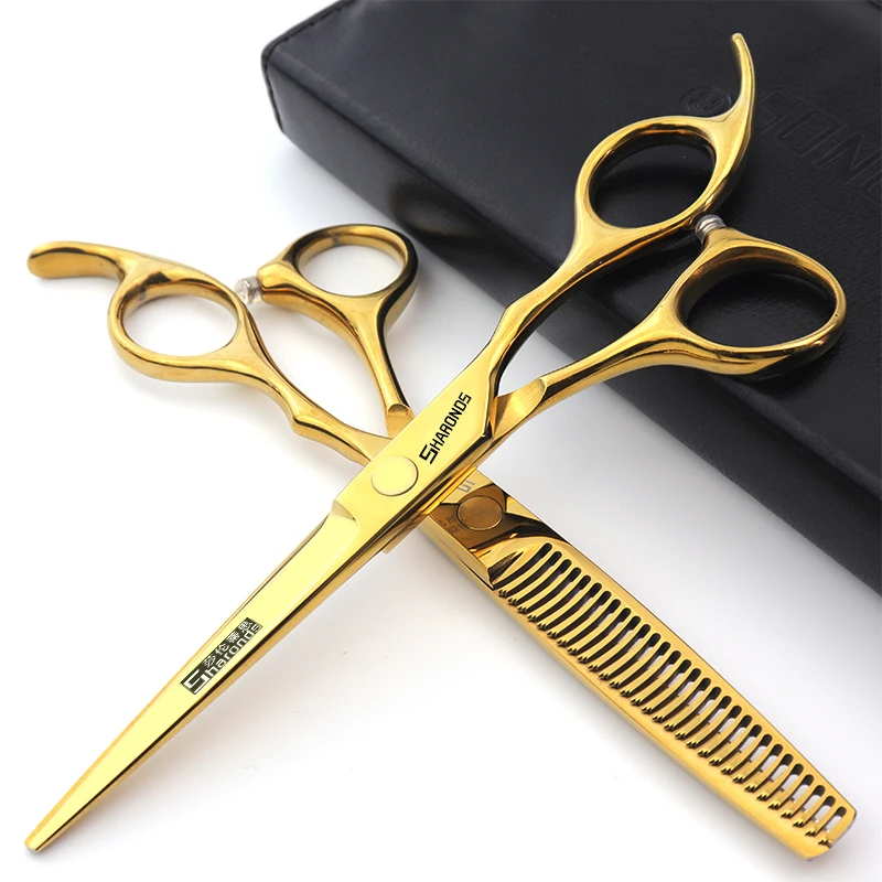 

Hairdressing Scissors 6-inch Flat Teeth Scissors Thin Fragmented Hair Scissors Hairdressing Set for Hairdressing Professionals