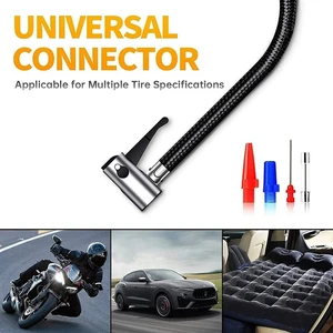 Lốp vi phạm xe máy, máy bơm không khí với máy đo kỹ thuật số, lốp kim phun không khí, 150psi, DC, AC, 12V, 100-230V 10 doanh số chính SCOT 100kg - 3