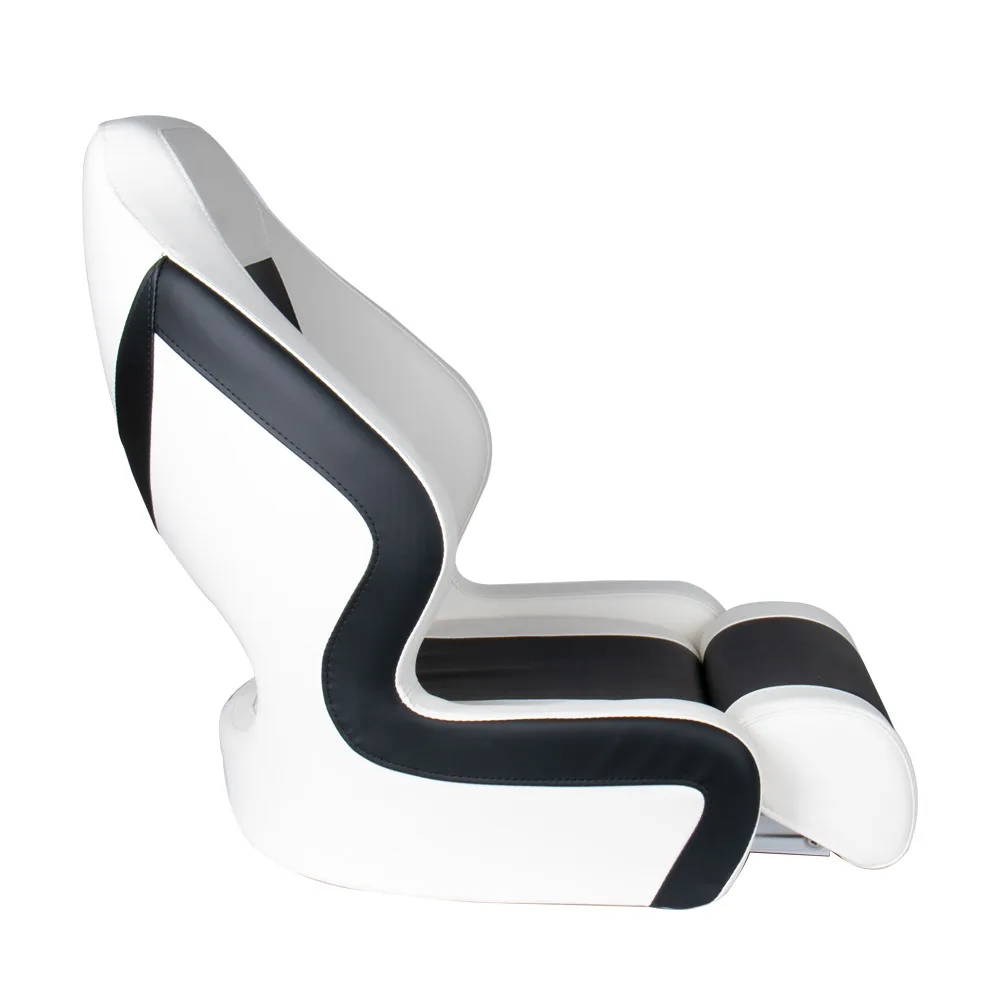 SSFF SINO Black White Folding Deck Seat Boat Fishing Marine Hardware Accessories Pro Casting Butt Chair Bike Marine Supplies