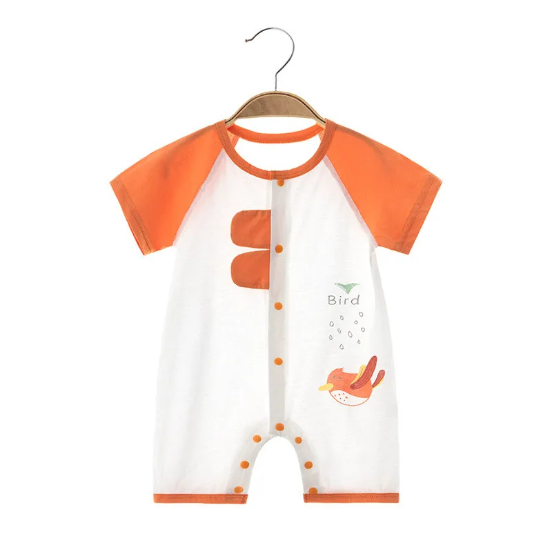 

Baby Romper Short Sleeves Infant Jumpsuit for Girls Boys Cute One-Pieces Clothing Newborn Summer Thin Bodysuits