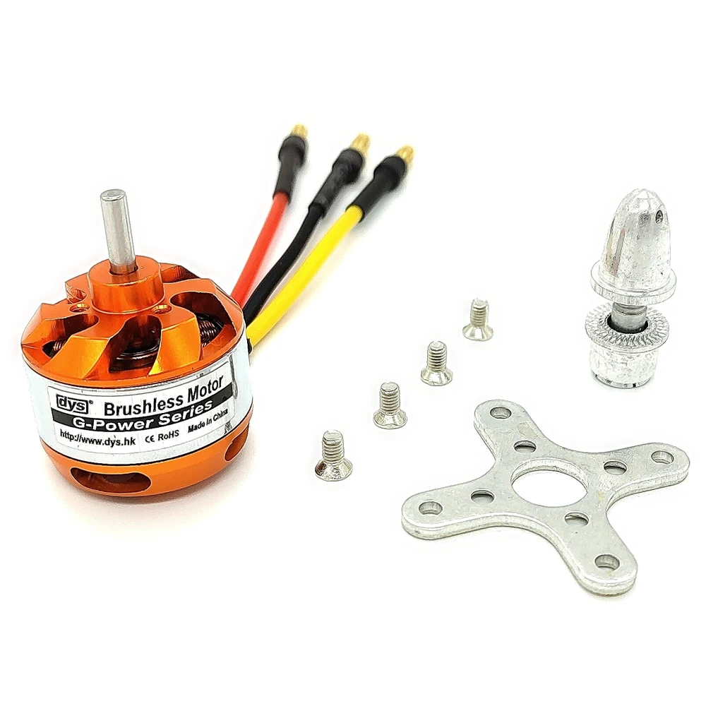 dys D2822 D2826 D2830 D2836 D3530 D3536 D3542 D3548 Brushless Motor 2-3/4/5S For RC Mini Multicopters Plane Fixed-wing Aircraft