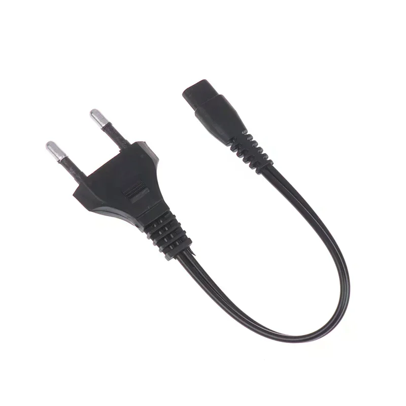 EU Plug Double Hole Charging Cable 220V 110V Direct Charging Torch Light Charger Power Cord Flashlight Accessories 1Pc