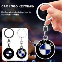 Car 3D Metal Keychain Leather Keyrings Key Holder Accessories For BMW X1 F48 E84 U11 X2 X3 E83 F25 G01 X4 X6 E71 X5 E70 F15 X7