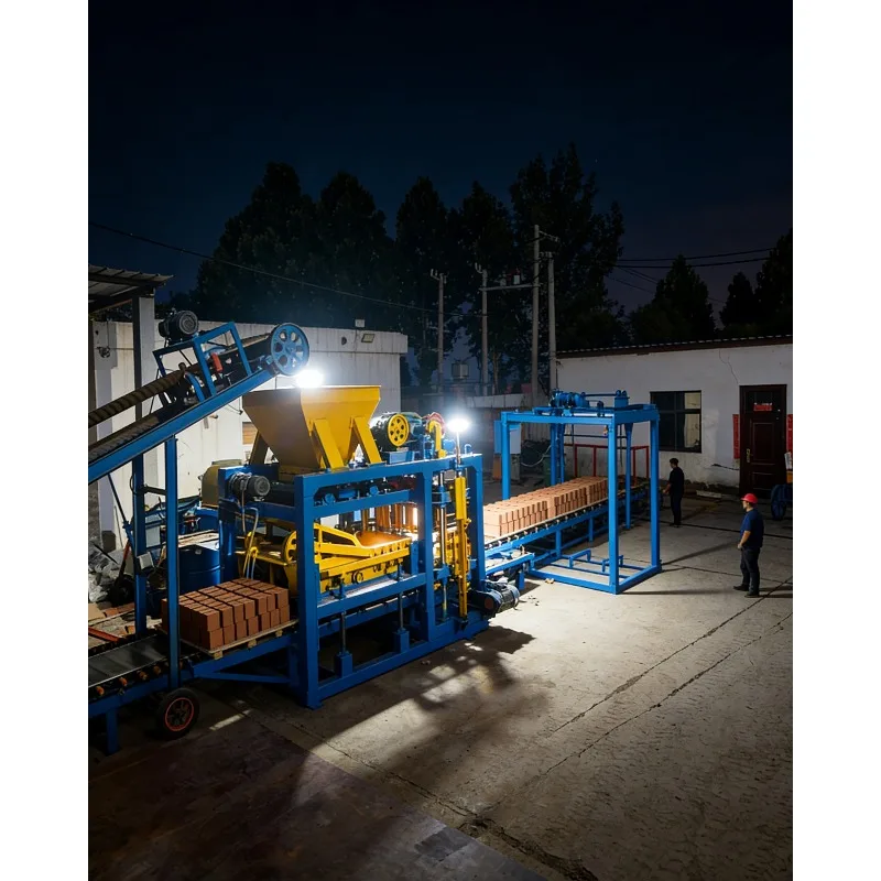 Customized Cement Brick Making Machine Automatic Interlock Brick Production Line Concrete Hollow Block Maker for Building