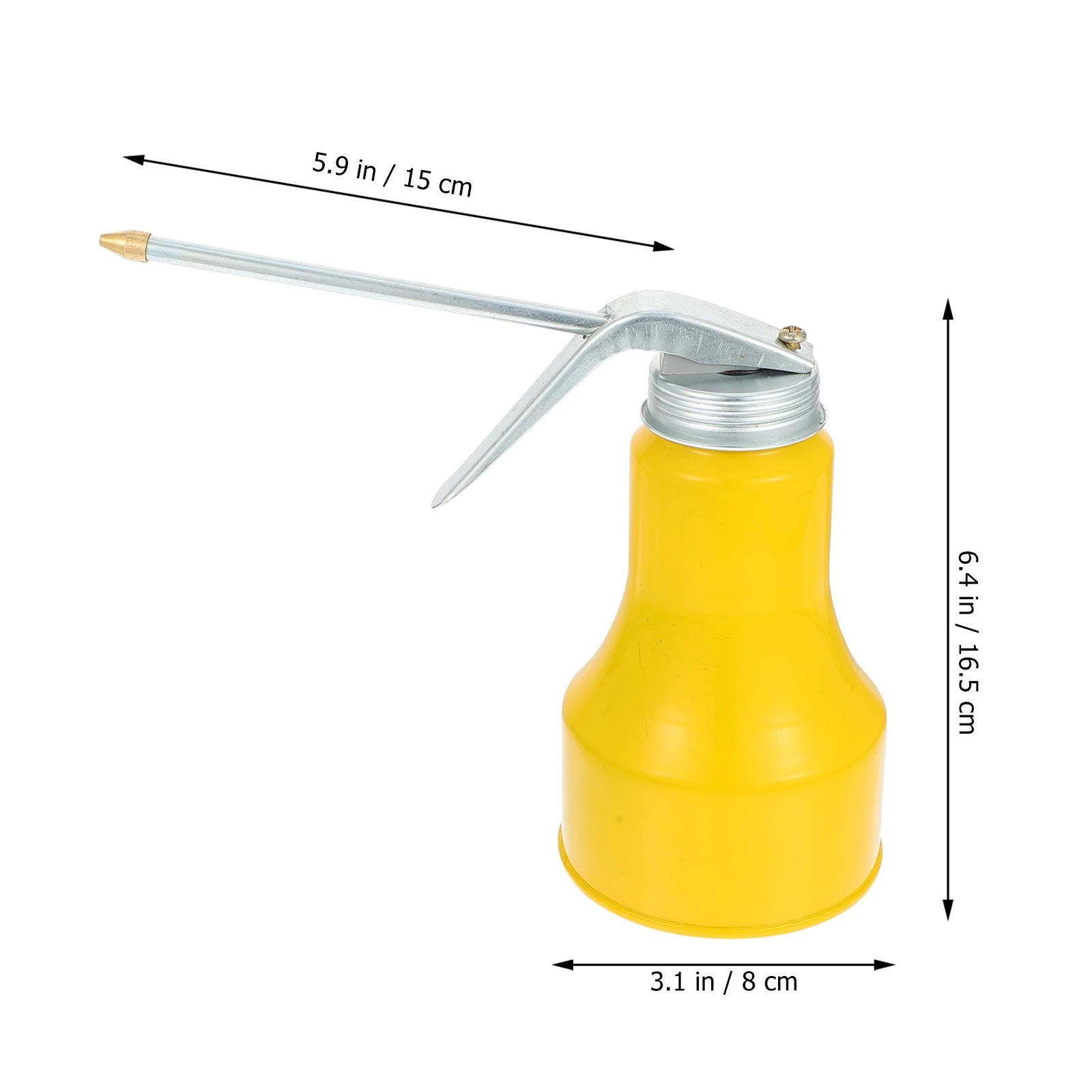 Oil Pot Hand Pump Bottle High Pressure Car Oiler Lengthen Iron Multifunctional Lubrication Hydraulic Technology Durable
