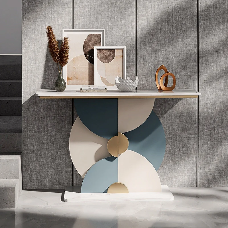 

Italian Design Console Table Luxury Living Room Classic Unique Console Table Trendy Marble Console Meuble Modern Furniture