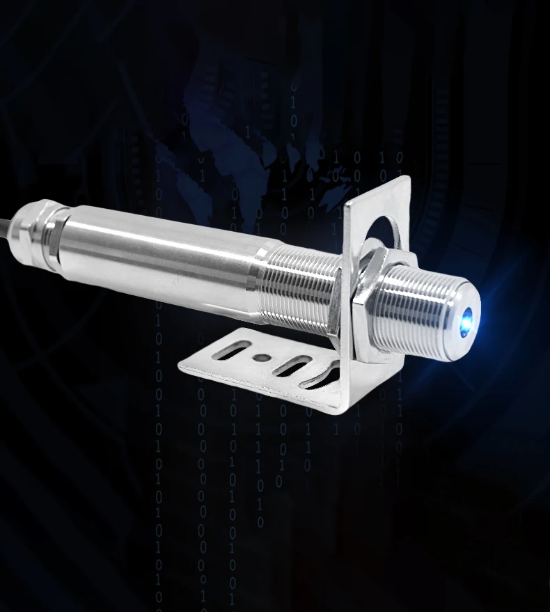 

Высокотемпературный бесконтактный онлайн-инфракрасный коротковолновый термометр 0-800C 4-20 мА Инфракрасный датчик