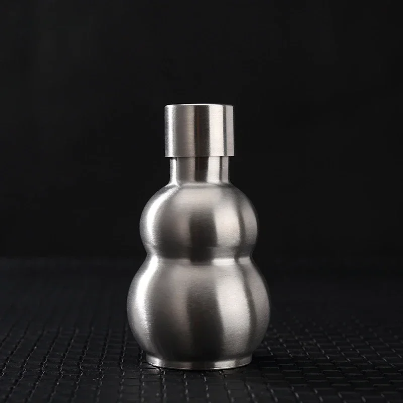 Portable Hip Flask Wine Jug Gourd Bottle, 500ml 1500ml 2500ml Water Stainless Steel for Outdoor Boating Bday Accessories Gift