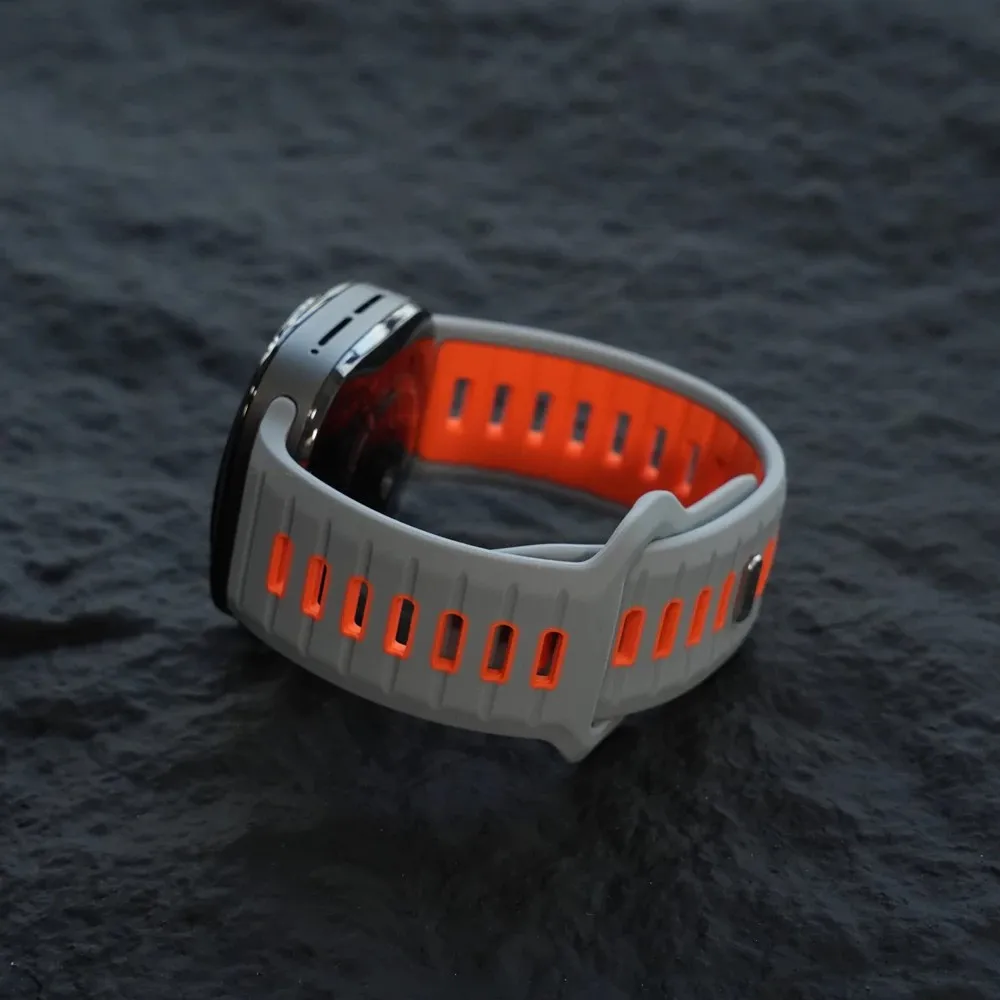 لساعة سامسونج جالاكسي 8 الترا 47 ملم حزام رياضي من السيليكون السائل المسامي لملحقات سامسونج جالاكسي 7 الترا #6