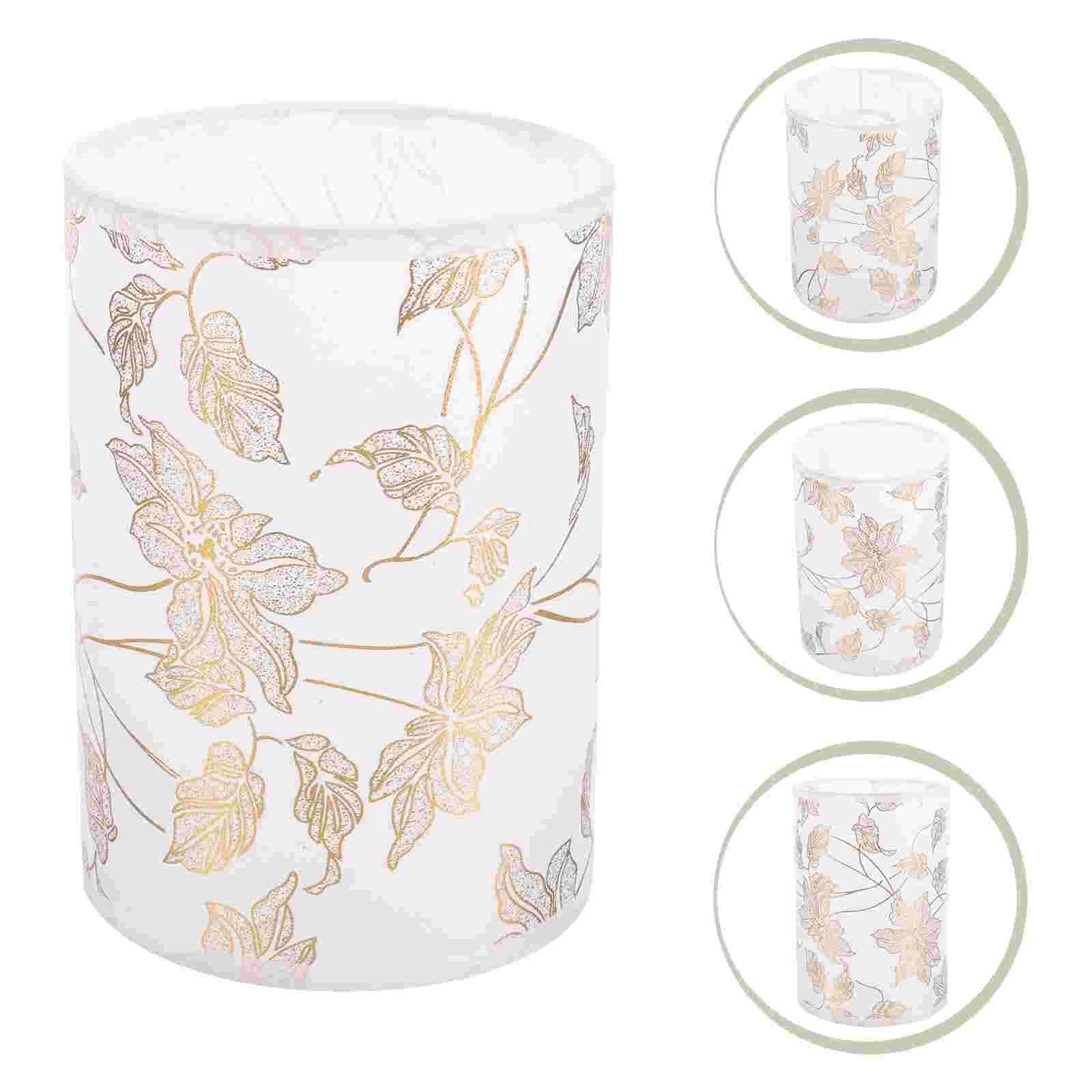 Linen Drum Peony Flower Decorative Table Lampshade Replacement Floor Lampshade Living Room Gift for Birthday Thanksgiving