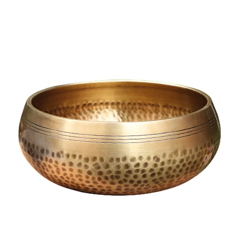 Tibetan Bronze Handmade Bowl, Nepal Singing Bowl, Meditation Instruments, Decorative Mallet, Meditation, Relaxation Quartz,