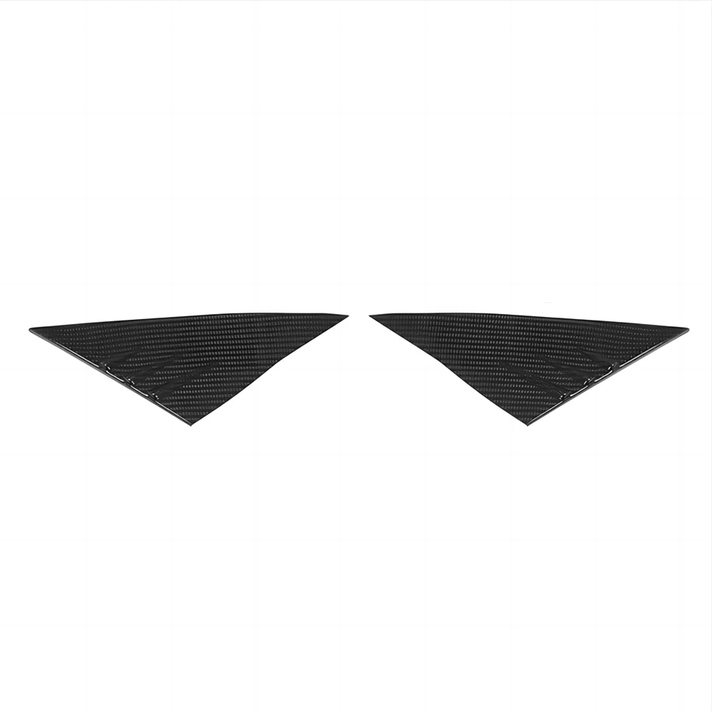 Dry Carbon Fiber Exterior Trims A Pillar Side Window Cover For Tesla Model 3 OEM Style