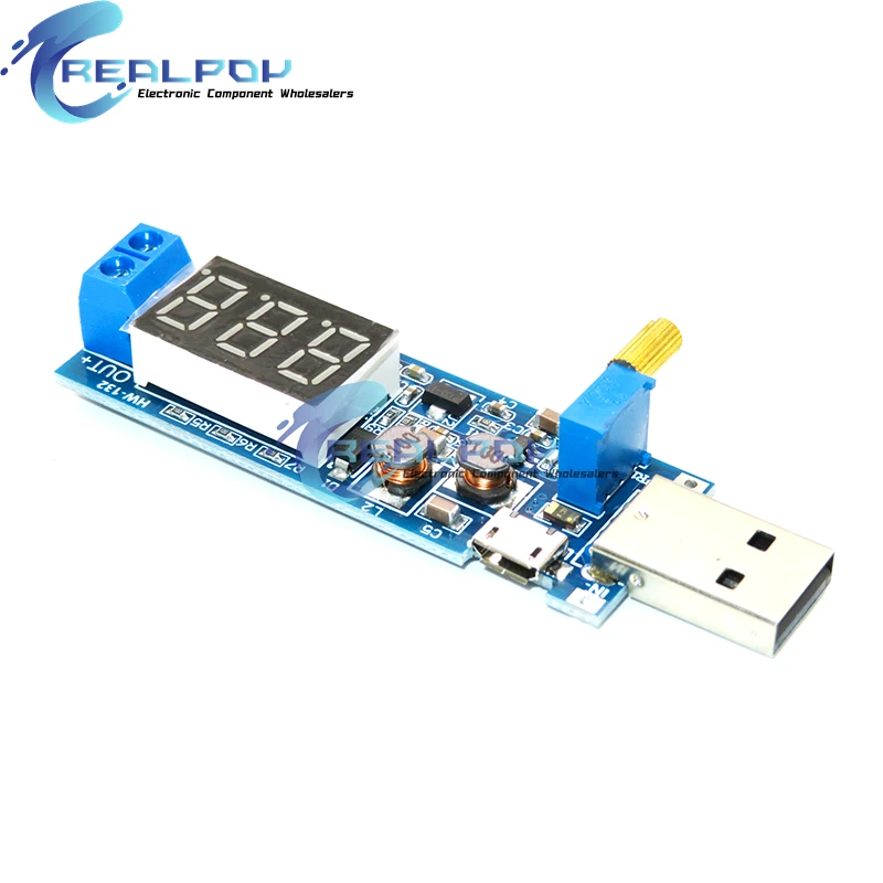 DC-DC 5V to 3.5V / 12V USB Step UP / Down Power Supply Module Adjustable Boost Buck Converter Out DC 1.2V-24V