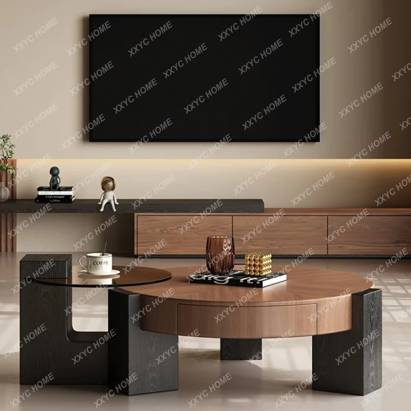 HH Mid Century Vintage Coffee Tables Wabi Sabi  Wabi Sabi Trendy Coffee Table Premium Elegant Mesinha Living Room Furniture