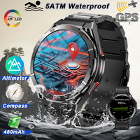 2025 New Bluetooth Call Smart Watch Men For Xiaomi AMOLED HD Large Screen Built- in GPS 5ATM Waterproof GPS Sports Smart Watch