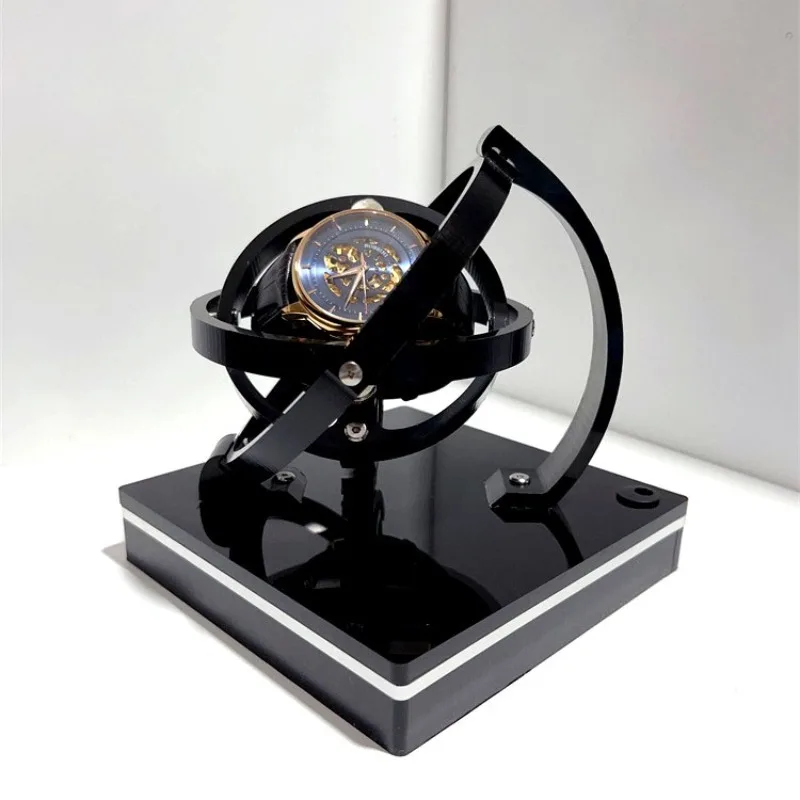 Rotating Watch Storage Box Organizer Personalized Automatic Mechanical Watch Winder with Zero Magnetism Watches Display Case