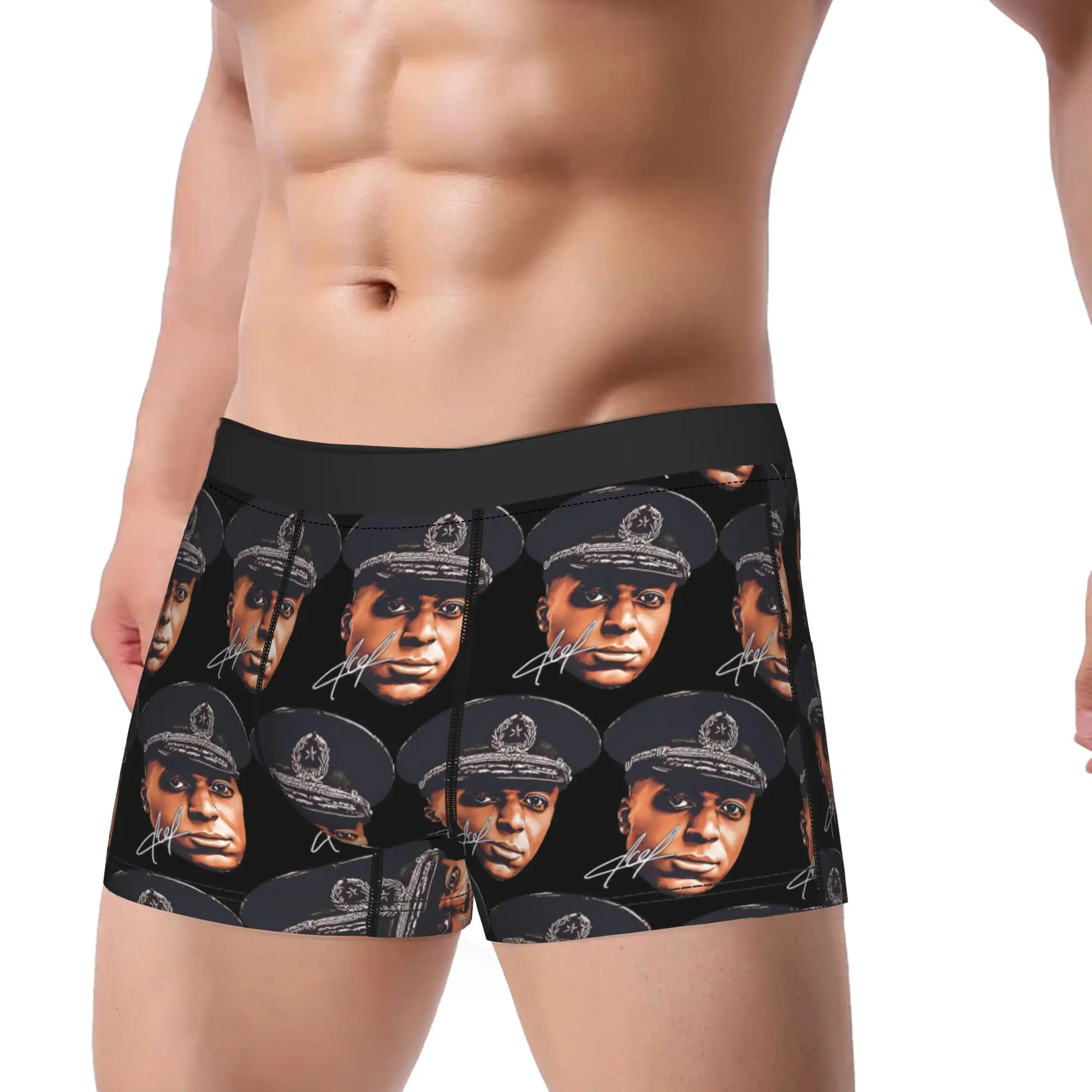 Kylian Mbappe El-Dictator big head Trunk  3D Pouch Underwear Quality Pattern Boxer Brief Soft Trend Men's Underpants Plus Size