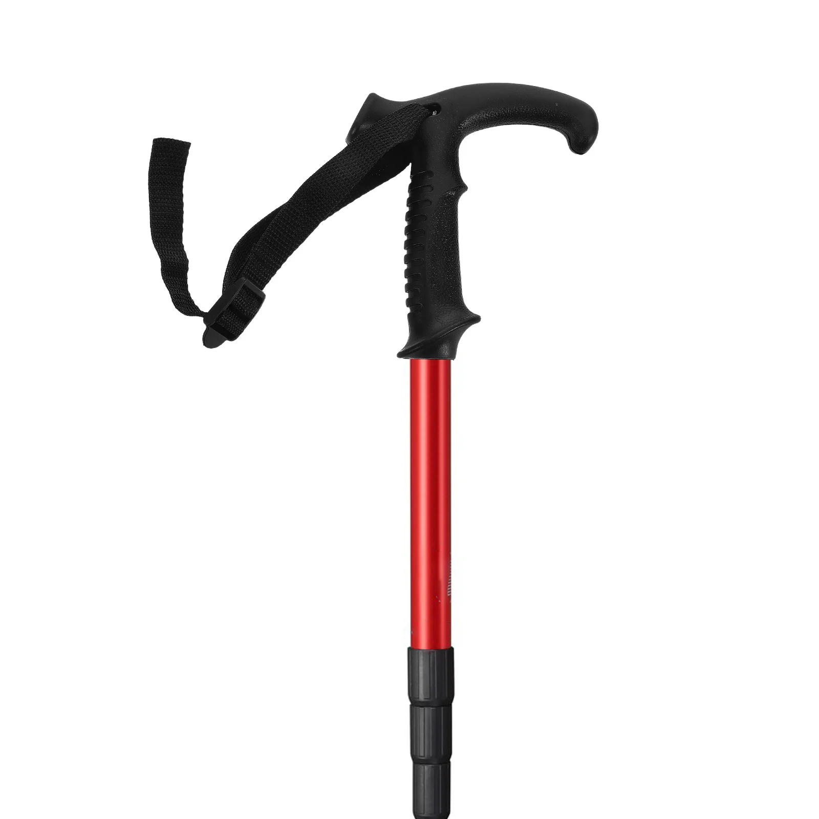 T-مقبض الرحلات القطب قبضة مريح البلاستيك عصا للمشي مقبض قابل للتعديل شريط للرسغ المشي لمسافات طويلة عصا استبدال مقابض القطب التزلج #5