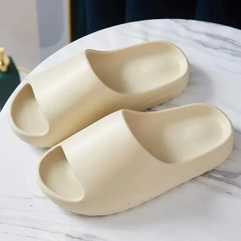 Summer Women Slippers Men Sandals Casual Beach Shoes Soft Bottom Slides Thick Platform EVA Anti-Slip Couple Home Slippers image 5