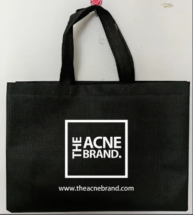 200 pcs 33*25cm non woven bags one side logo print