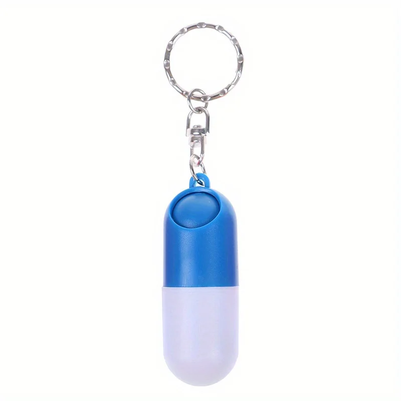 1pc Mini Capsule Pill Box Case Holder Container Key Chain Keychain Keyring Stash Medicine Box Health Care